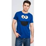 Reduzierte Logoshirt Sesamstraße Krümelmonster T-Shirts aus Baumwolle für Herren 
