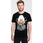 Reduzierte Logoshirt Looney Tunes Rundhals-Ausschnitt T-Shirts aus Baumwolle für Herren 