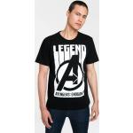 Reduzierte Schwarze Logoshirt The Avengers T-Shirts für Herren 