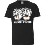 LOGOSHIRT T-Shirt mit Comic-Print »Statler und Waldorf - Muppet Show«, schwarz