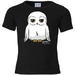 Schwarze Logoshirt Harry Potter Hedwig Printed Shirts für Kinder & Druck-Shirts für Kinder mit Eulenmotiv für Mädchen Größe 170 
