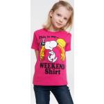 Rosa Logoshirt Die Peanuts Snoopy Printed Shirts für Kinder & Druck-Shirts für Kinder Größe 170 