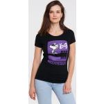 Reduzierte Logoshirt New Girl Woodstock T-Shirts mit Vogel-Motiv enganliegend für Damen 