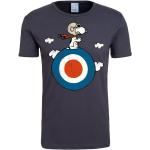 Reduzierte Kurzärmelige Logoshirt Die Peanuts Snoopy T-Shirts aus Baumwolle für Herren 