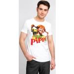 Reduzierte Bunte Logoshirt Pippi Langstrumpf T-Shirts aus Baumwolle Größe XS 