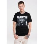 LOGOSHIRT T-Shirt "Pulp Fiction", mit lässigem Front-Print schwarz Herren Shirts
