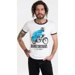 Reduzierte Blaue Kurzärmelige Logoshirt Sesamstraße Krümelmonster T-Shirts aus Baumwolle für Herren 