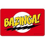 Logoshirt® The Big Bang Theory I Bazinga I Logo I Frühstücksbrettchen I Schneidebrett I 23x14cm I spülmaschinenfest & hitzebeständig I Lizenziertes Originaldesign