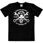 Schwarze Logoshirt Sons of Anarchy T-Shirts für Herren Größe S 