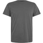Anthrazitfarbene Rundhals-Ausschnitt T-Shirts aus Baumwolle für Herren Größe 10 XL Große Größen für den für den Sommer 
