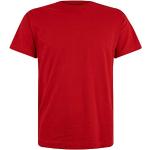 Rote Rundhals-Ausschnitt T-Shirts aus Baumwolle für Herren Größe 15 XL Große Größen für den für den Sommer 