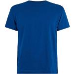 Reduzierte Royalblaue Rundhals-Ausschnitt T-Shirts aus Baumwolle für Herren Größe 15 XL Große Größen für den für den Sommer 