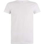 Weiße Rundhals-Ausschnitt T-Shirts aus Baumwolle für Herren Größe 15 XL Große Größen für den für den Sommer 