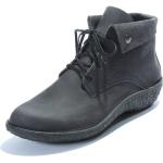 Reduzierte Anthrazitfarbene High Top Sneaker & Sneaker Boots aus Nubukleder für Damen Größe 42 