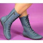 Reduzierte Blaue High Top Sneaker & Sneaker Boots mit Reißverschluss für Damen Größe 41 