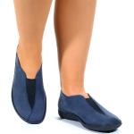 Reduzierte Blaue Slipper in Breitweite für Damen Größe 42 