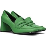 Reduzierte Grüne LOLA CRUZ Damenpumps aus Leder Größe 39 mit Absatzhöhe 5cm bis 7cm 