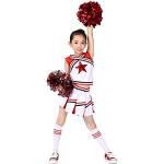 Reduzierte Rote Cheerleader-Kostüme für Kinder Größe 140 