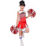 Rote Cheerleader-Kostüme für Kinder 