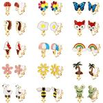 Schmetterling Ohrringe mit Insekten-Motiv für Kinder zum Jubiläum 