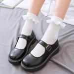 Schwarze Vintage Damensneakersocken & Damenfüßlinge aus Spitze Handwäsche Einheitsgröße für den für den Sommer 