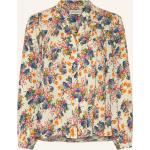 Rosa Blumenmuster Lollys Laundry Festliche Blusen mit Rüschen aus Viskose für Damen Größe M 