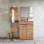 Reduzierte Hellbraune Moderne Lomado Garderoben Sets & Kompaktgarderoben aus Eiche 3-teilig 