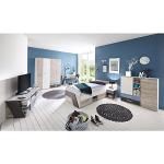 Blaue Moderne Lomado Kinderzimmer & Jugendzimmer Breite 150-200cm, Höhe 200-250cm, Tiefe 50-100cm 