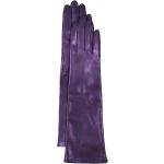 Violette Gretchen Lederhandschuhe aus Leder für Damen Einheitsgröße 