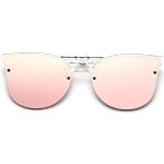 Rosa Sonnenbrillen-Clips für Damen 