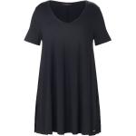 Schwarze Halblangärmelige Emilia Lay T-Shirts aus Viskose maschinenwaschbar für Damen 