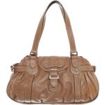 Longchamp - gebraucht - Handtasche aus Leder in Br