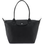 Longchamp, Le Pliage Xtra Leder Tote Tasche Black, Damen, Größe: ONE Size