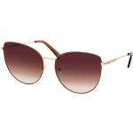 Braune LONGCHAMP Cateye Sonnenbrillen aus Metall für Damen 