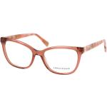Rosa LONGCHAMP Quadratische Kunststoffbrillen für Damen 