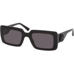 Schwarze LONGCHAMP Quadratische Kunststoffsonnenbrillen für Damen 