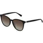 Schwarze LONGCHAMP Ovale Ovale Sonnenbrillen aus Kunststoff für Damen 