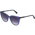 Longchamp LO718S Damen-Sonnenbrille Vollrand Butterfly Kunststoff-Gestell, blau