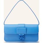 Reduzierte Blaue LONGCHAMP Lederhandtaschen mit Reißverschluss aus Glattleder für Damen 
