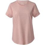 Reduzierte Rosa Melierte TCHIBO T-Shirts aus Polyester für Damen Größe M 
