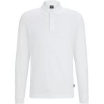 Weiße Elegante HUGO BOSS BOSS Bio Herrenpoloshirts & Herrenpolohemden aus Baumwolle Größe 3 XL 