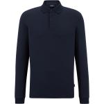 Dunkelblaue Elegante HUGO BOSS BOSS Bio Herrenpoloshirts & Herrenpolohemden aus Baumwolle Größe XL 