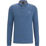 Blaue HUGO BOSS BOSS Herrenpoloshirts & Herrenpolohemden aus Baumwolle Größe 3 XL 