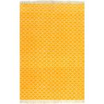 Reduzierte Gelbe Vintage Kelim Teppiche aus Baumwolle 