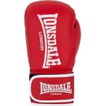 Lonsdale Ashdon Artificial Leather Boxing Gloves Rot 14 Oz