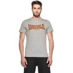 Lonsdale Herren Langarmshirt T-Shirt Classic Slimfit grau (steingrau) XX-Large