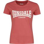 Rote Lonsdale T-Shirts für Damen Größe XS 