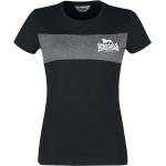 Schwarze Kurzärmelige Lonsdale T-Shirts für Damen Größe XS 