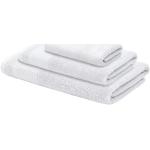 Weiße Looks Nachhaltige Gästehandtücher aus Frottee 30x50 3-teilig 