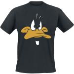 Looney Tunes T-Shirt - Daffy Duck - Face - S bis 5XL - für Männer - Größe 4XL - schwarz - Lizenzierter Fanartikel